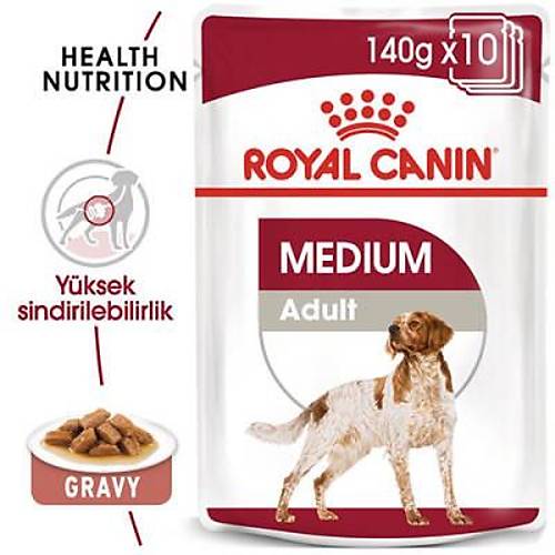 Medium Adult Gravy Yeti�kin K�pek Konservesi 10 Adet 140 Gr