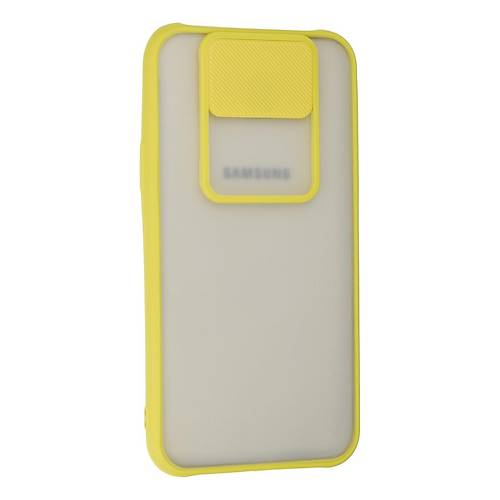 Galaxy J7 K�l�f Palm Buzlu Kamera S�rg�l� Silikon - Sar�