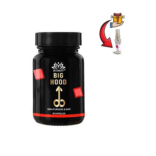 Big Hood Erkekler ��in �zel B�lge B�y�t�c�l� Destekleyici 30'l� x 1 ad.+Erosel Masaj Ya��