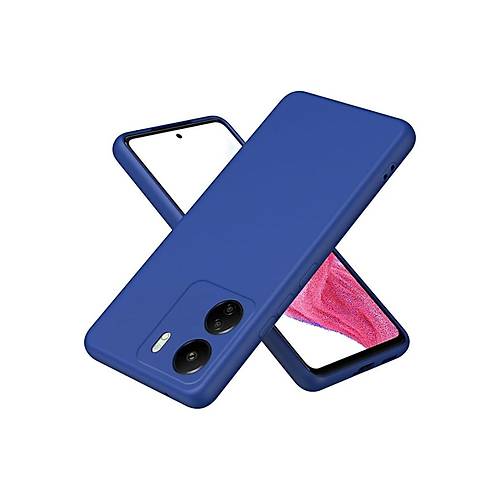 Redmi 13C K�l�f First Silikon - Lacivert