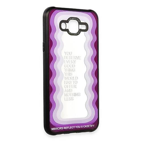 Galaxy J7 K�l�f Mirror Desenli Kapak - Mirror - 5