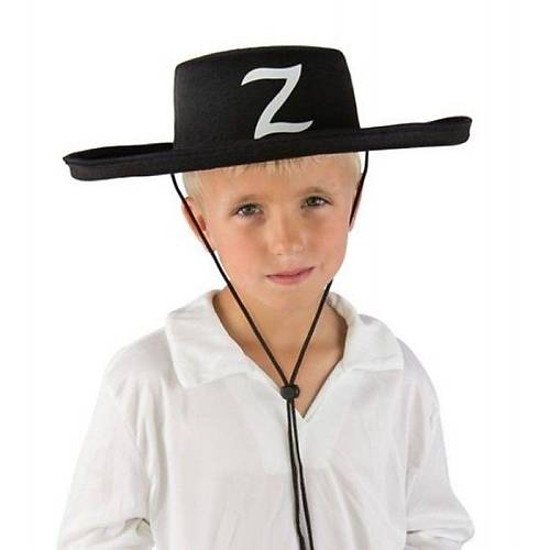 Z Logolu �ocuk Boy Ba�c�kl� Zorro �apkas�