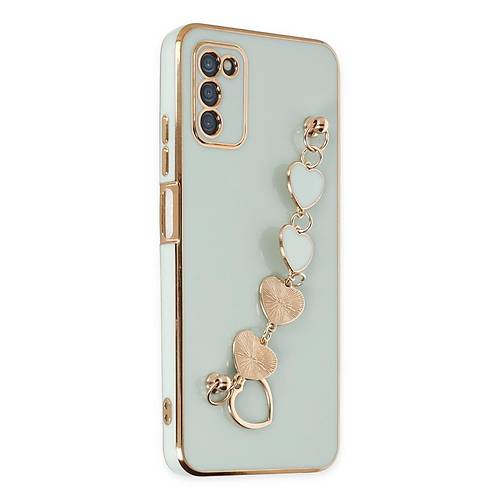 Galaxy A03S K�l�f Esila Silikon - Su Ye�ili