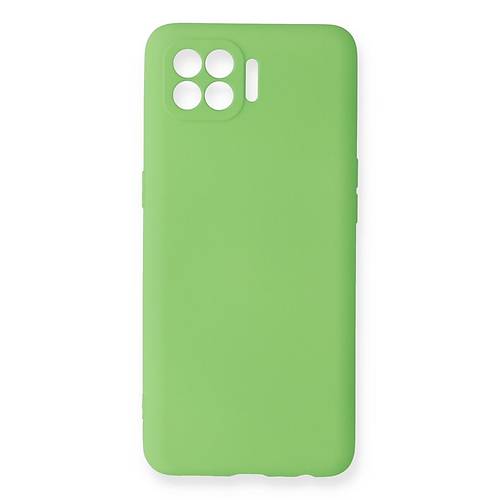 Reno 4 Lite K�l�f First Silikon - Ye�il