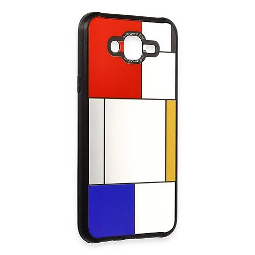 Galaxy J7 K�l�f Mirror Desenli Kapak - Mirror - 9