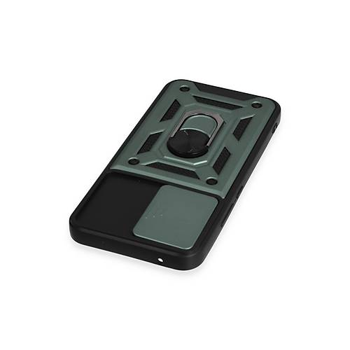 Galaxy A34 5G K�l�f Pars Lens Y�z�kl� Silikon - Ye�il