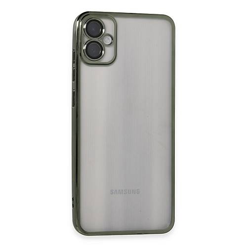 Galaxy A05 K�l�f Razer Lensli Silikon - Ye�il