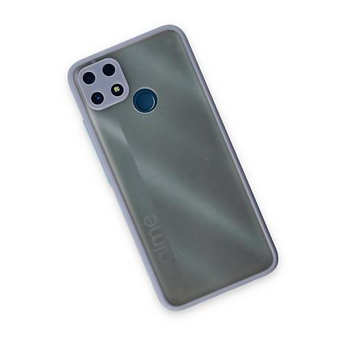 Realme C25 K�l�f Montreal Silikon Kapak - Gri