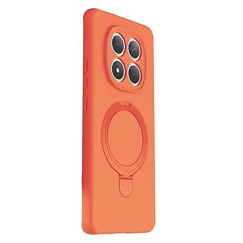Redmi Note 15 Pro 4G Regal Magsafe Standl� Kapak - Turuncu