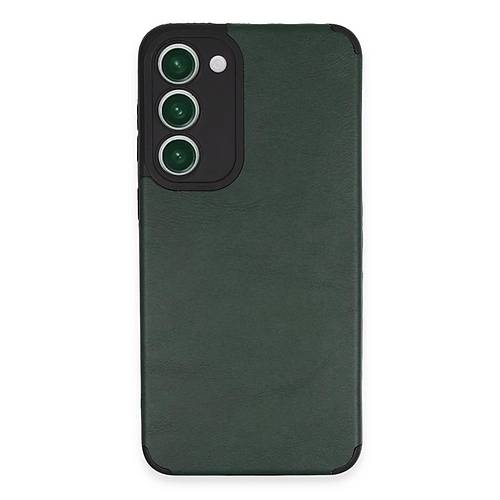 Galaxy S23 Plus K�l�f Loop Deri Silikon - Ye�il