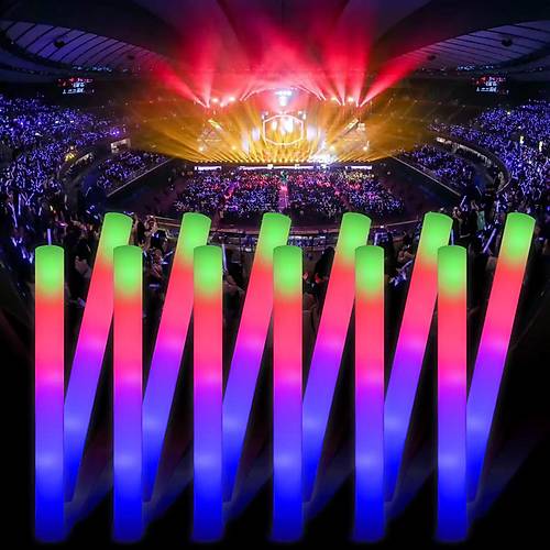 Led I��kl� ( 6 Adet ) 3 Modlu Kau�uk I��kl� S�nger Parti �ubuk Sopa - 46 cm