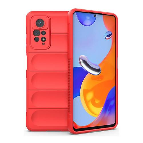 Redmi Note 11 Pro K�l�f Optimum Silikon - K�rm�z�