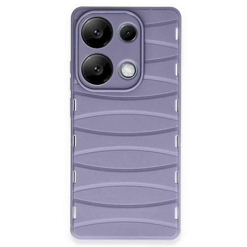 Redmi Note 13 Pro 4G K�l�f Bibercas Silikon Kapak - Lila