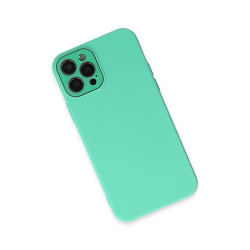 iPhone 12 Pro K�l�f Lansman Glass Kapak - Turkuaz