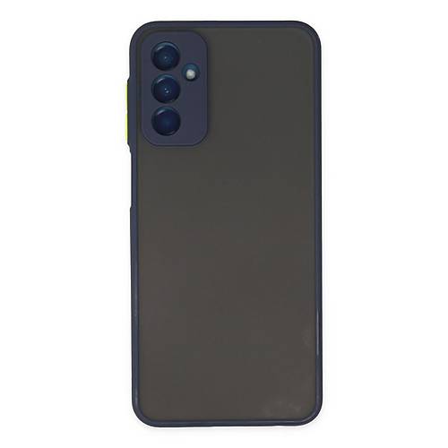 Galaxy M13 K�l�f Montreal Silikon Kapak - Lacivert