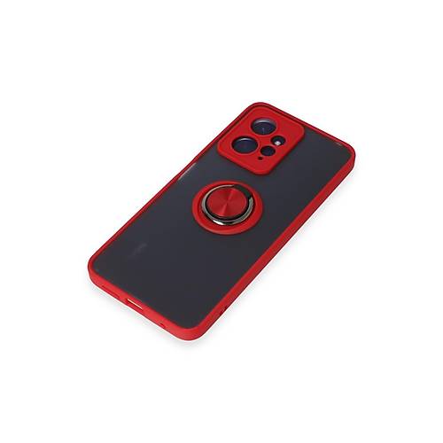 Redmi Note 12 4G K�l�f Montreal Y�z�kl� Silikon Kapak - K�rm�z�