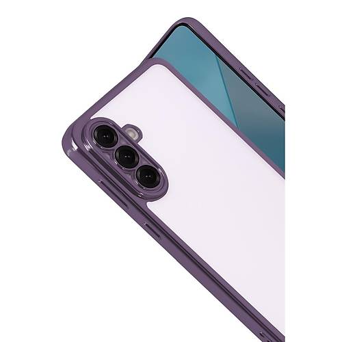 Galaxy A17 5G Razer Lensli Silikon - Mor