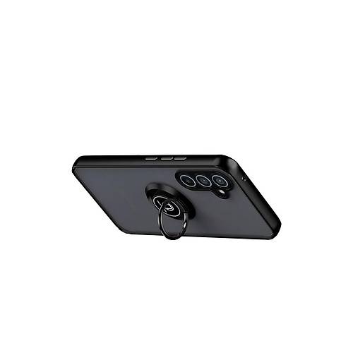 Galaxy S25 FE Montreal Y�z�kl� Silikon Kapak - Siyah