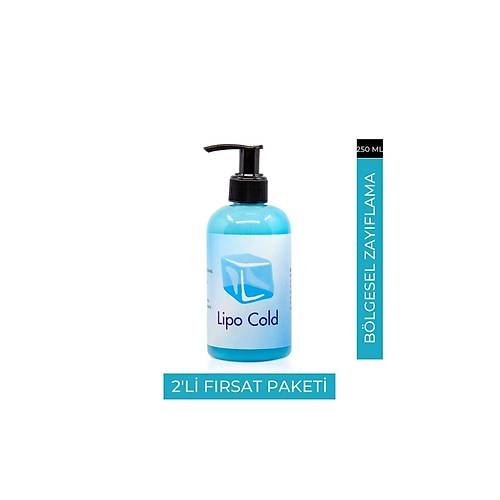 Lipo Cold S�k�l��a Inceli�e Hafifli�e Ve Sel�lilitlerinize G��l� Etkide Krem 250 ml X 2 ADET