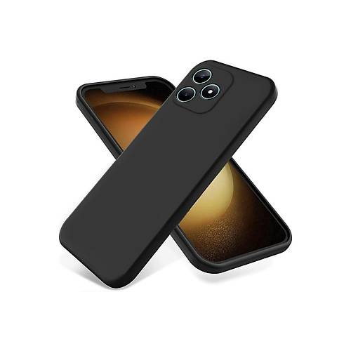 Realme Note 50 4G K�l�f First Silikon - Siyah
