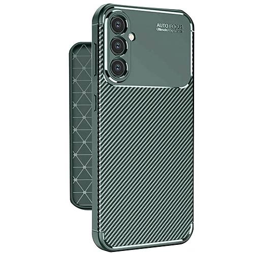 Galaxy A56 K�l�f Auto Focus Karbon Kapak - Koyu Ye�il