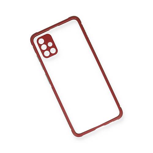 Galaxy A51 K�l�f Miami �effaf Silikon - Fu�ya