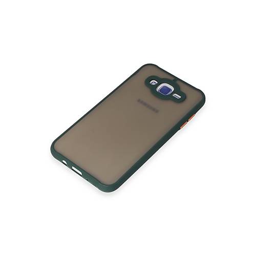 Galaxy J7 K�l�f Montreal Silikon Kapak - Ye�il