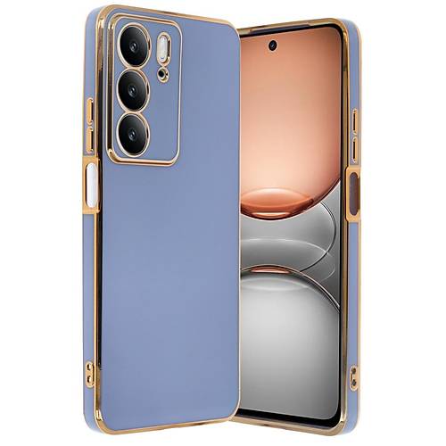 Realme C75 4G K�l�f Volet Silikon - Mavi