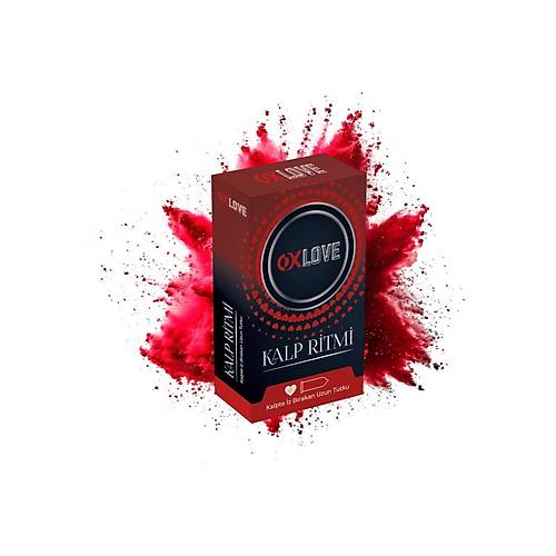 OXLove Kalp Ritmi Prezervatif 10�lu 1 Kutu � Uzun Tutku ve G�venli Koruma