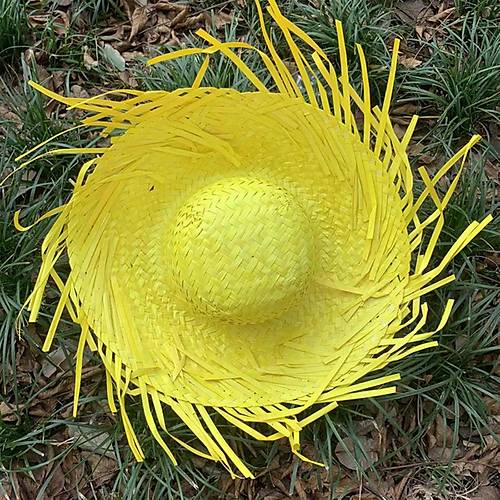 Tropikal Parti Sar� Has�r Hawaii �apkas� 13x36 cm