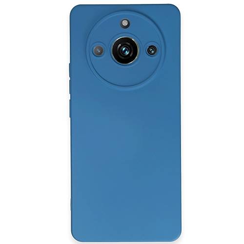 Realme 11 Pro K�l�f Nano i�i Kadife Silikon - Mavi
