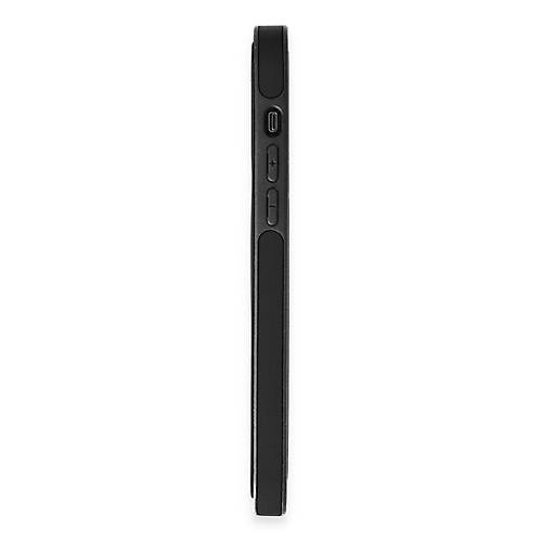 iPhone 15 Pro Max K�l�f Ozzi Magsafe Deri Kapak - Siyah