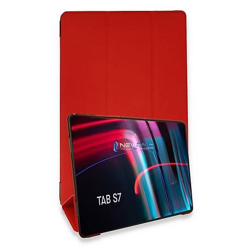 Galaxy T870 Tab S7 11 K�l�f Tablet Smart K�l�f - K�rm�z�
