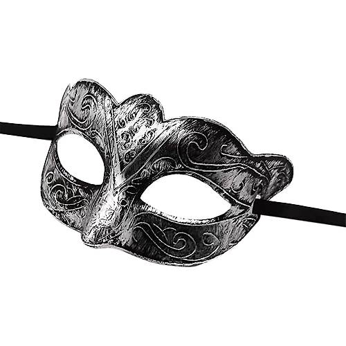 Maskeli Balo Antik Gri G�m�� Eskitilmi� Maske Balo Venedik