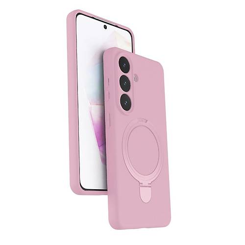 Galaxy S26 Regal Magsafe Standl� Kapak - A��k Pembe