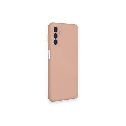 Galaxy A14 4G K�l�f Nano i�i Kadife Silikon - Pudra