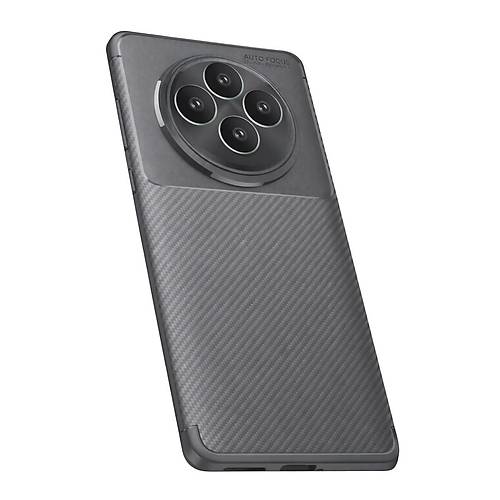 Reno 11 FS K�l�f Auto Focus Karbon Kapak - Gri