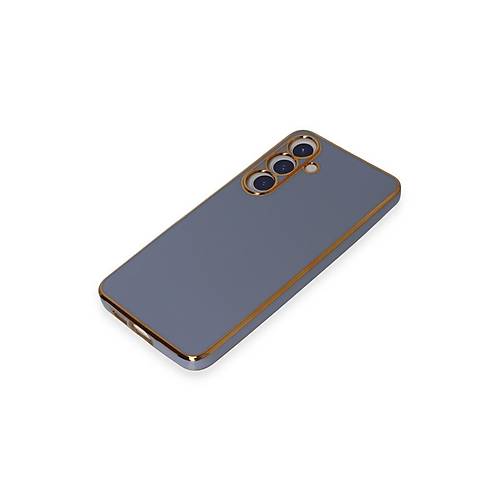 Galaxy S24 K�l�f Volet Silikon - Mavi