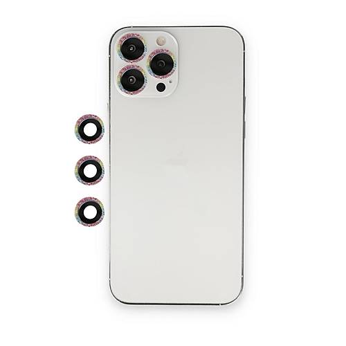 iPhone 12 Pro Max Shine Kamera Lens - Rainbow
