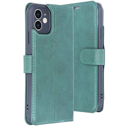 iPhone 11 K�l�f Trend S Plus Kapakl� K�l�f - Ye�il