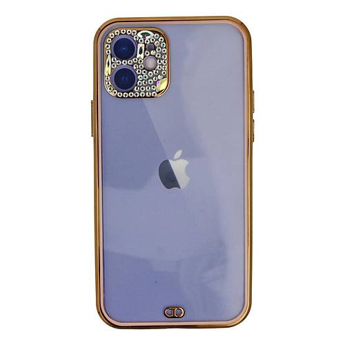 iPhone 12 K�l�f Liva Ta�l� Silikon - Pembe