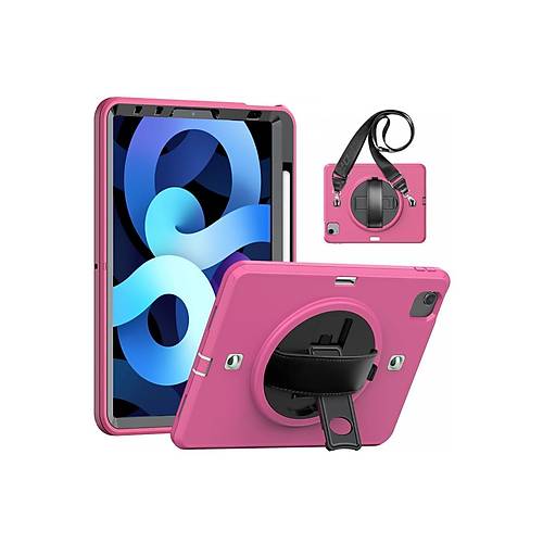 iPad Pro 11 (2020) K�l�f Strap-C Otterbox Tablet Kapak - Pembe