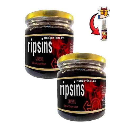 Ripsins �oban ��kertenli Erkeklere �zel G��lenme Destekleyici �r�n 240 gr x 2 ad + Lustra Masaj Ya��