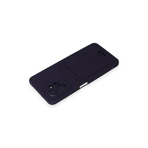 Redmi Note 12 4G K�l�f Kelvin Kartvizitli Silikon - Derin Mor