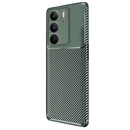 Realme C75 4G Auto Focus Karbon Kapak - Koyu Ye�il
