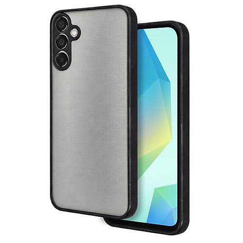 Galaxy A16 5G K�l�f Montreal Silikon Kapak - Siyah