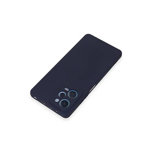 Redmi Note 12 Pro 5G K�l�f Nano i�i Kadife Silikon - Lacivert