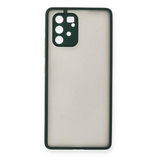 Galaxy A91 / S10 Lite K�l�f Montreal Silikon Kapak - Ye�il