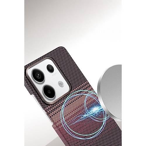 Redmi Note 13 Pro 4G Vega Magsafe Kapak - ��l Titanyum