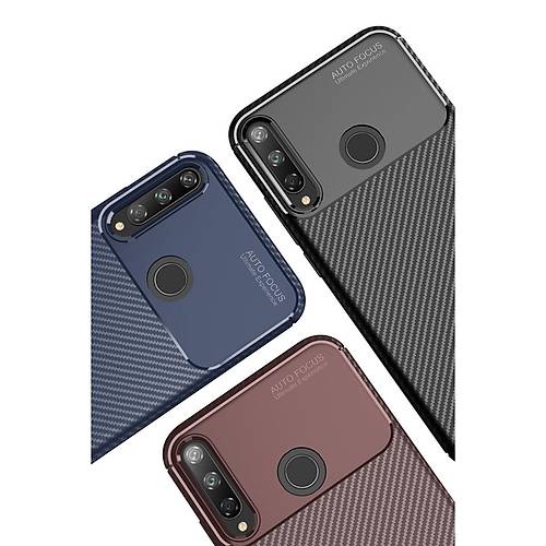 P40 Lite E K�l�f Auto Focus Karbon Kapak - Siyah